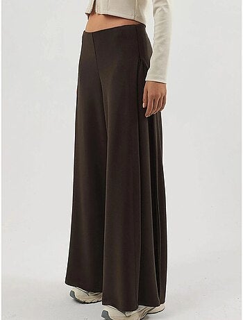Pantalones rectos de cintura alta busem