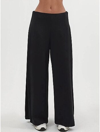 Pantalones rectos de cintura alta busem