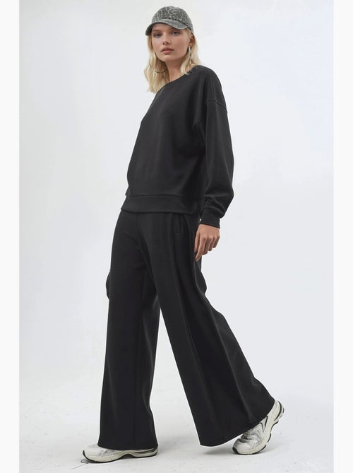 Pantalones rectos de cintura alta busem - Kiabi Pantalones rectos de cintura alta busem - Kiabi