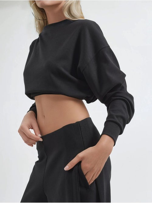 Pantalones rectos de cintura alta busem - Kiabi Pantalones rectos de cintura alta busem - Kiabi