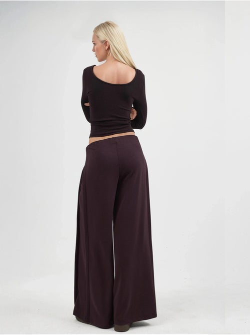 Pantalones rectos de cintura alta busem - Kiabi Pantalones rectos de cintura alta busem - Kiabi