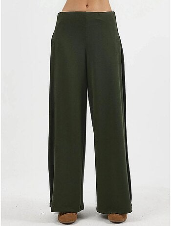 Pantalones rectos de cintura alta busem
