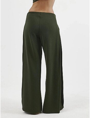 Pantalones rectos de cintura alta busem