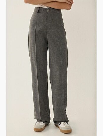 Pantalones rectos de cintura alta hiccup