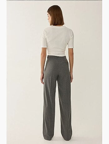 Pantalones rectos de cintura alta hiccup