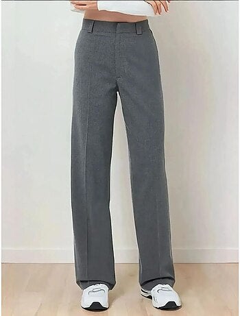 Pantalones rectos de cintura alta hiccup
