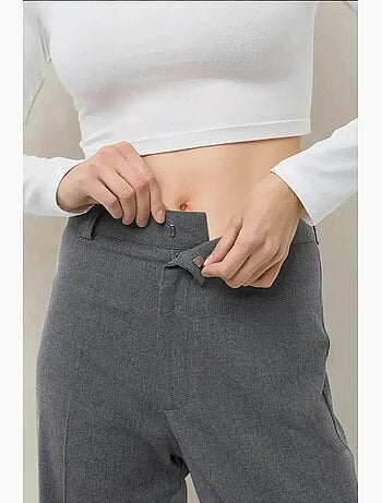 Pantalones rectos de cintura alta hiccup