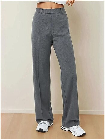 Pantalones rectos de cintura alta hiccup