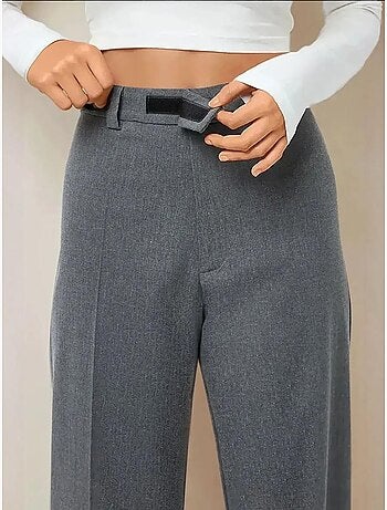 Pantalones rectos de cintura alta hiccup