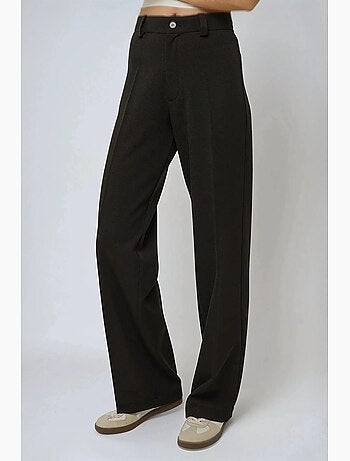 Pantalones rectos de cintura alta hiccup