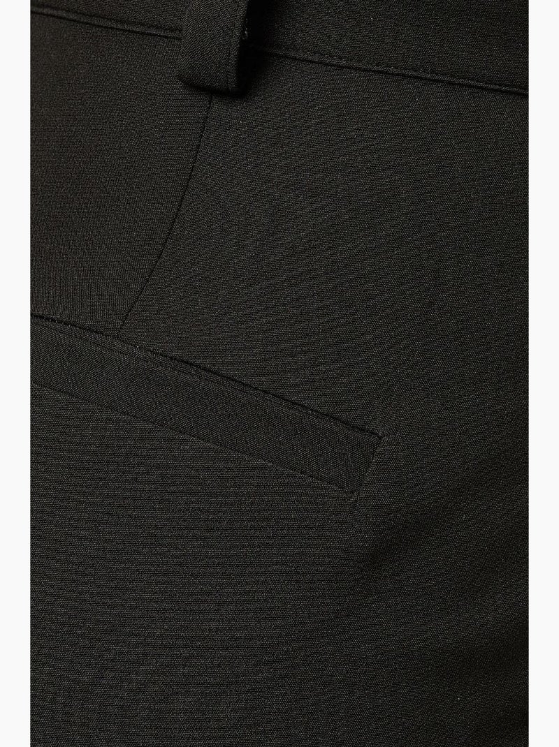 Pantalones rectos de cintura alta hiccup Negro - Kiabi
