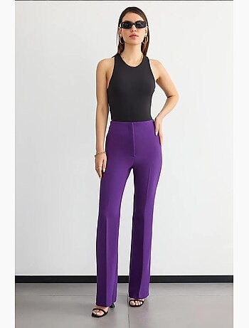 Pantalones rectos de cintura alta hiccup