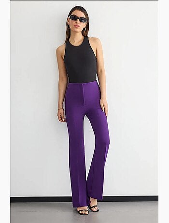 Pantalones rectos de cintura alta hiccup