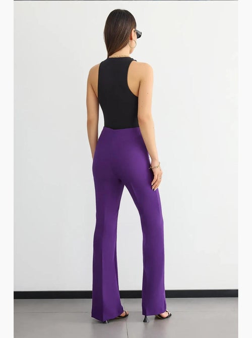 Pantalones rectos de cintura alta hiccup - Kiabi