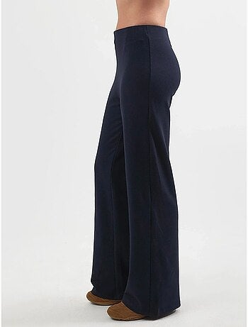 Pantalones rectos de cintura alta y tiro alto busem