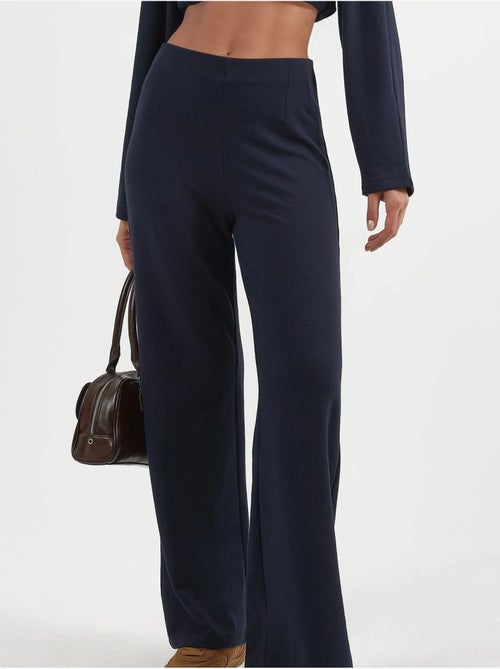 Pantalones rectos de cintura alta y tiro alto busem - Kiabi