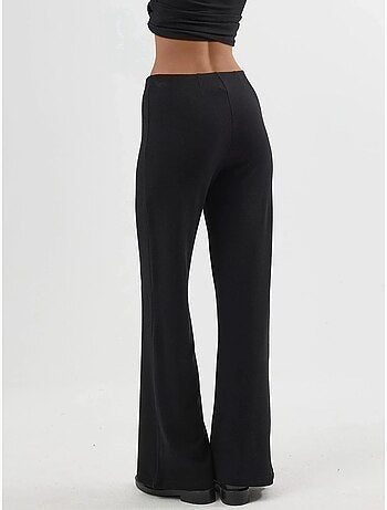 Pantalones rectos de cintura alta y tiro alto busem