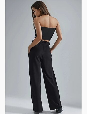 Pantalones rectos de corte regular y sin cierres hiccup
