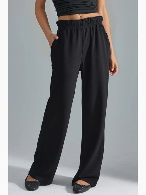 Pantalones rectos de corte regular y sin cierres hiccup - Kiabi