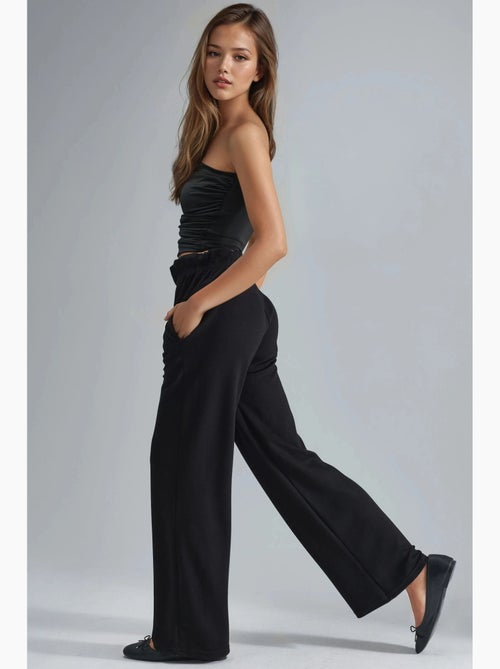 Pantalones rectos de corte regular y sin cierres hiccup - Kiabi