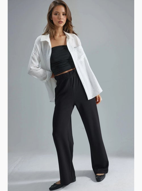 Pantalones rectos de corte regular y sin cierres hiccup - Kiabi