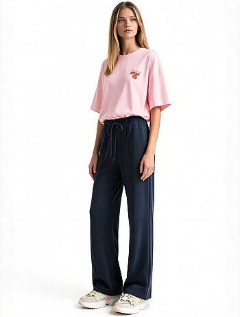 Pantalones rectos de mezcla de modal para mujer busem