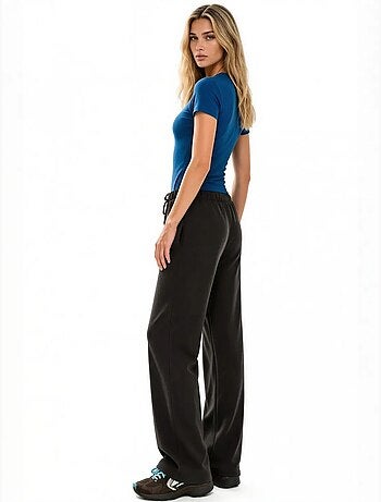 Pantalones rectos de mezcla de modal para mujer busem