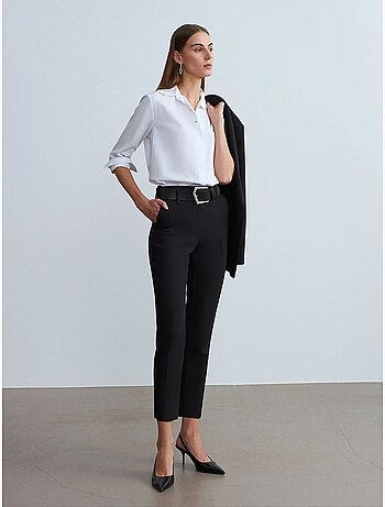 Pantalones rectos de mujer dilvin