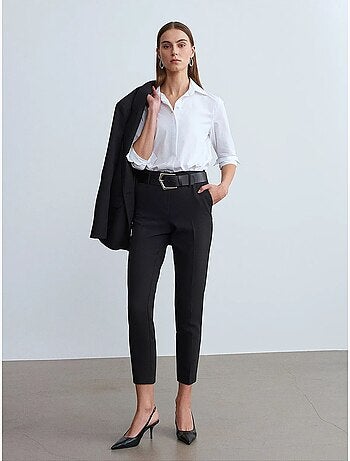 Pantalones rectos de mujer dilvin