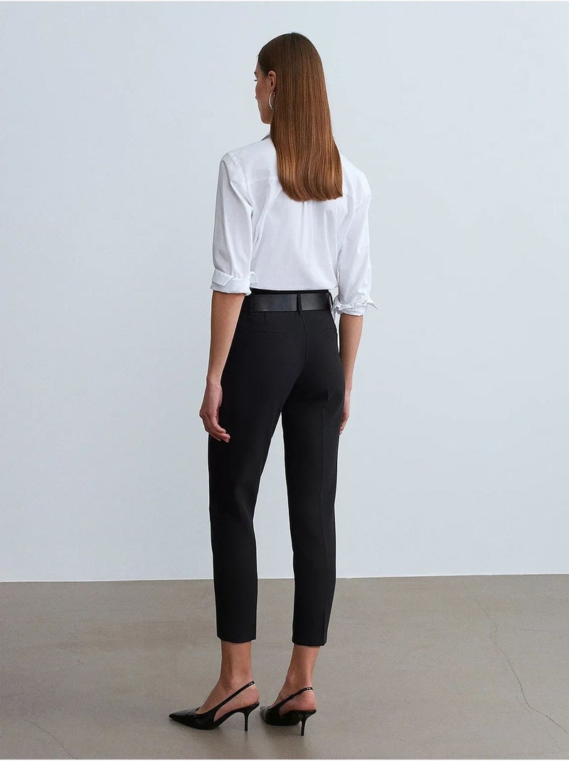 Pantalones rectos de mujer dilvin Negro - Kiabi