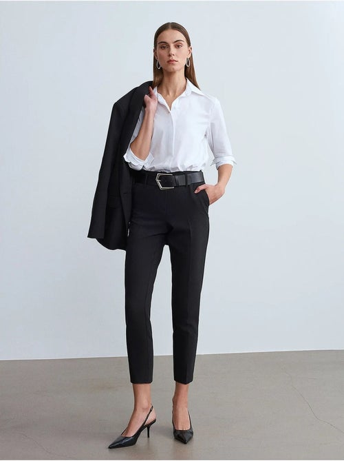 Pantalones rectos de mujer dilvin - Kiabi Pantalones rectos de mujer dilvin - Kiabi
