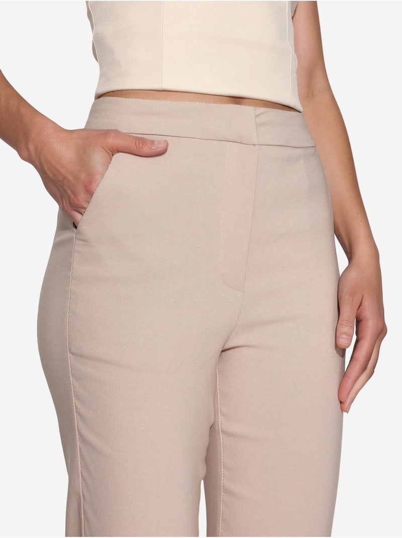 Pantalones rectos de talle alto hiccup Arena - Kiabi