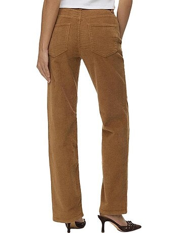 Pantalones Rectos de Terciopelo Vero Moda para Mujer