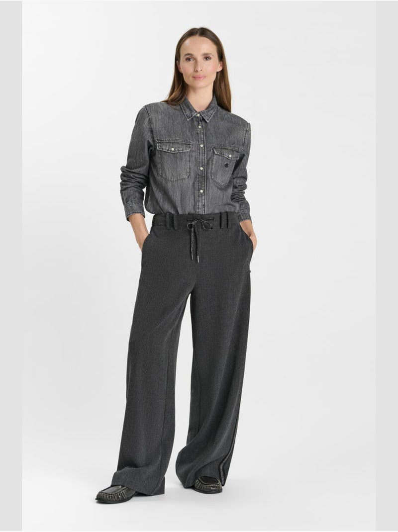 Pantalones rectos flavie Gris - Kiabi