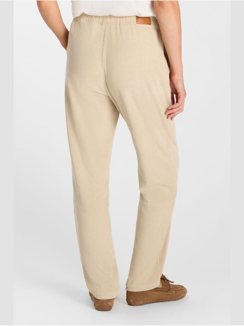 Pantalones rectos gata Beige - Kiabi