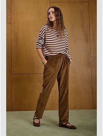 Pantalones rectos gata