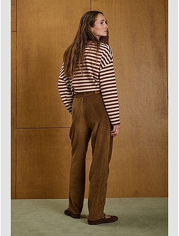 Pantalones rectos gata
