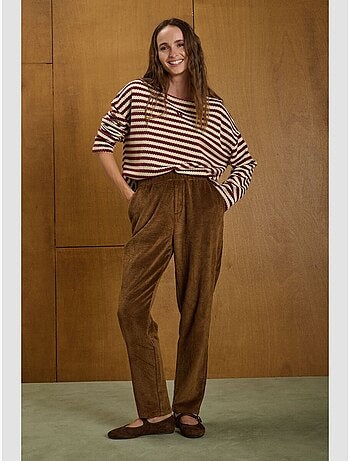 Pantalones rectos gata