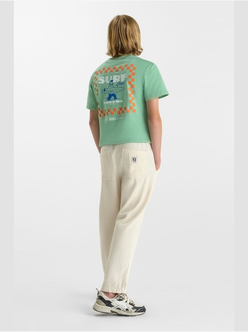 Pantalones rectos HAWBO Blanco - Kiabi