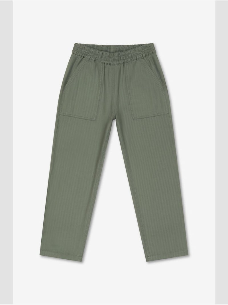 Pantalones rectos HAWBO Caqui - Kiabi