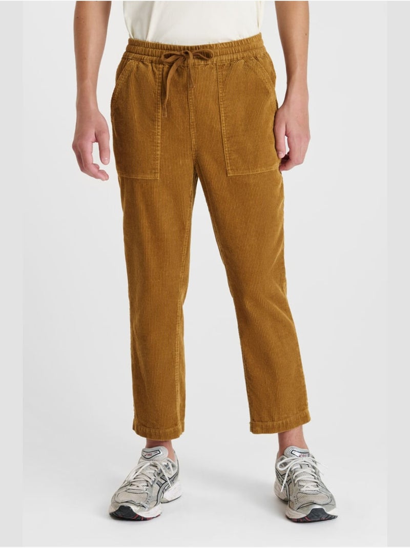 Pantalones rectos HOUBO Marrón - Kiabi