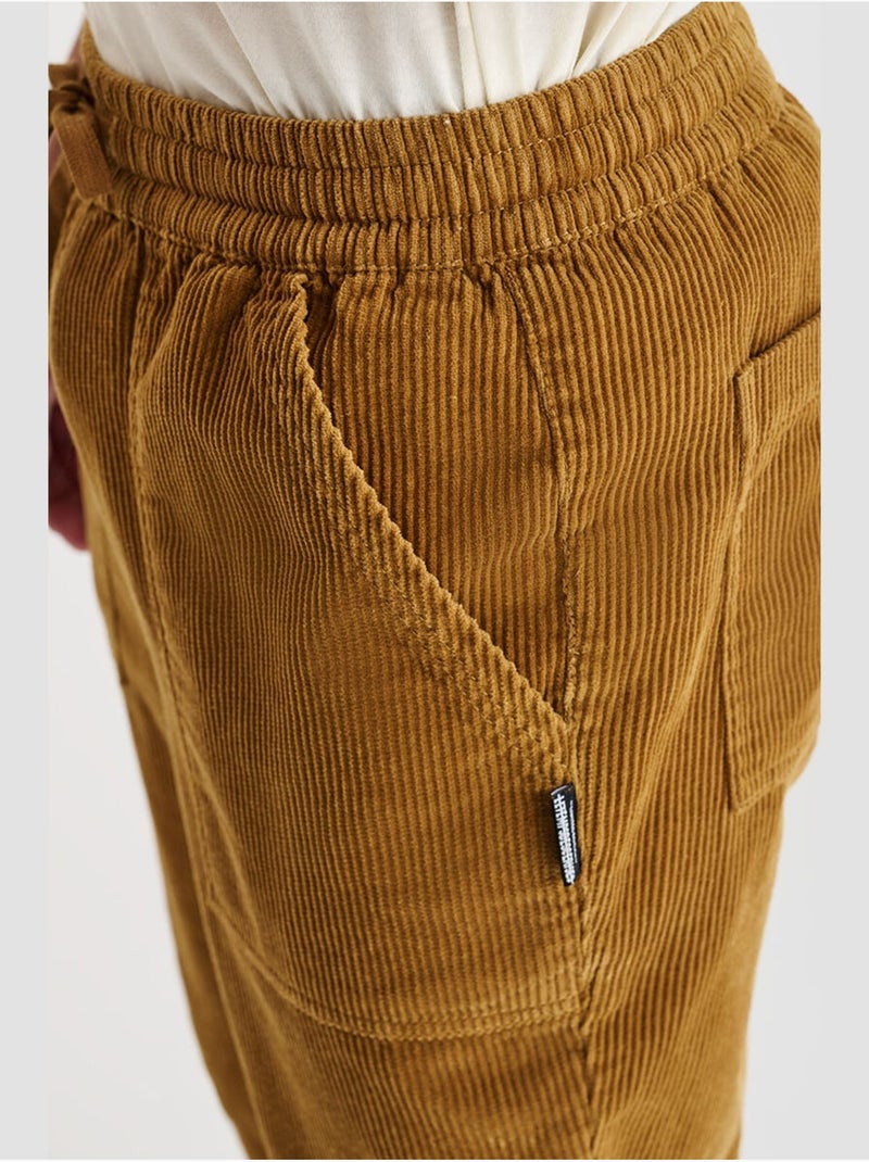 Pantalones rectos HOUBO Marrón - Kiabi