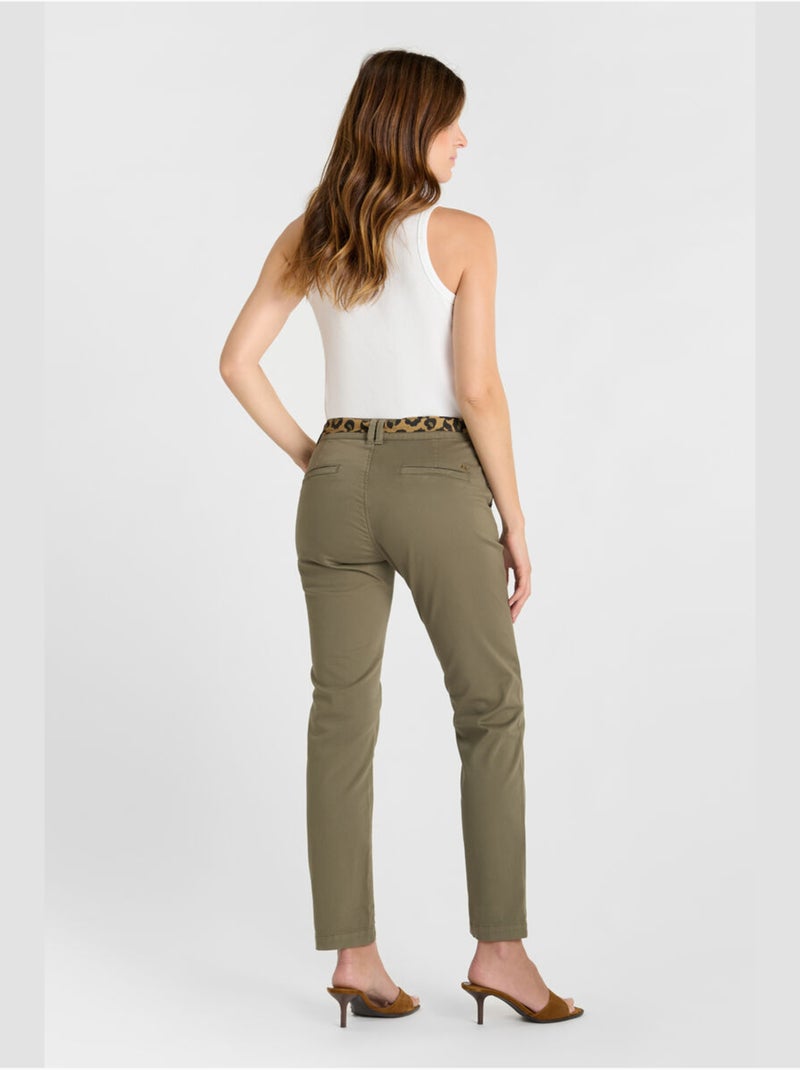 Pantalones rectos kristin Caqui - Kiabi
