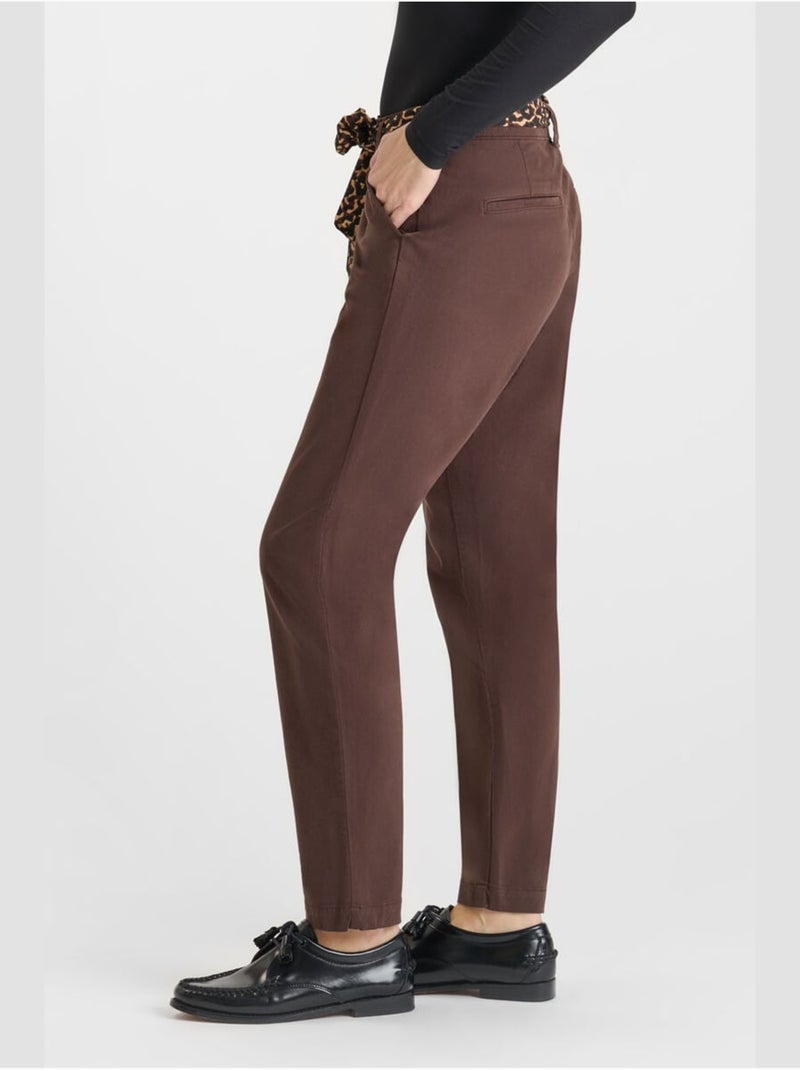 PANTALONES RECTOS KRISTIN Marrón - Kiabi