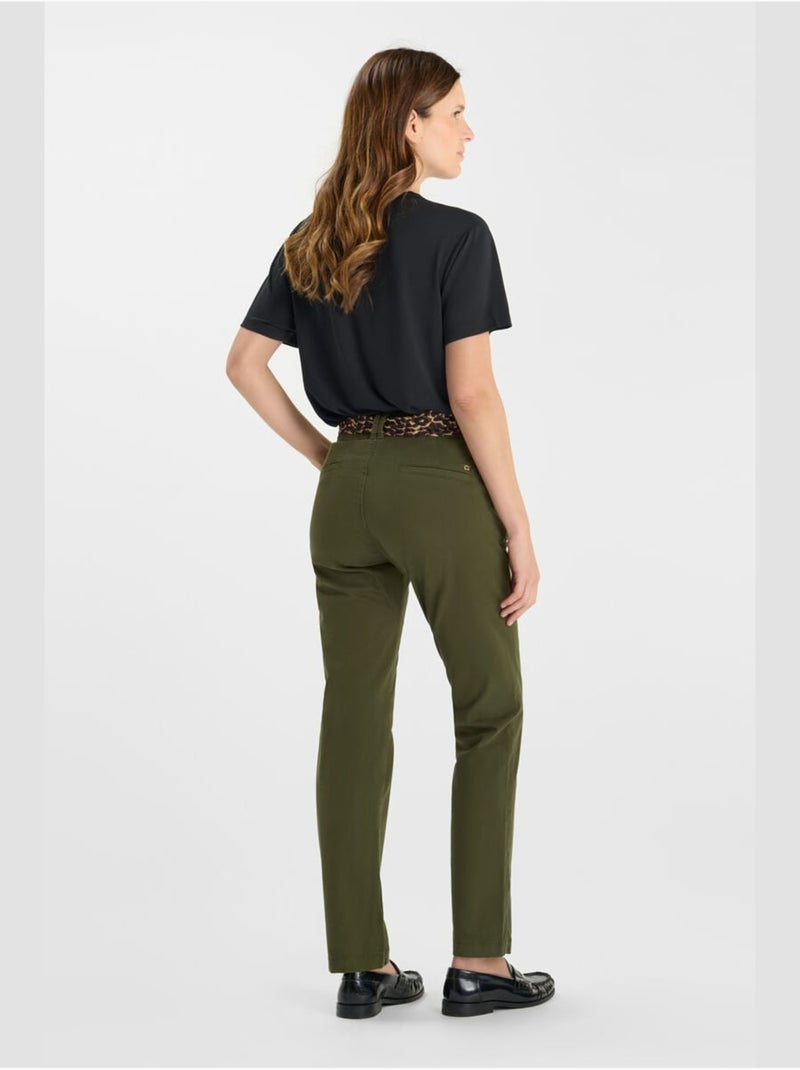PANTALONES RECTOS KRISTIN Verde - Kiabi