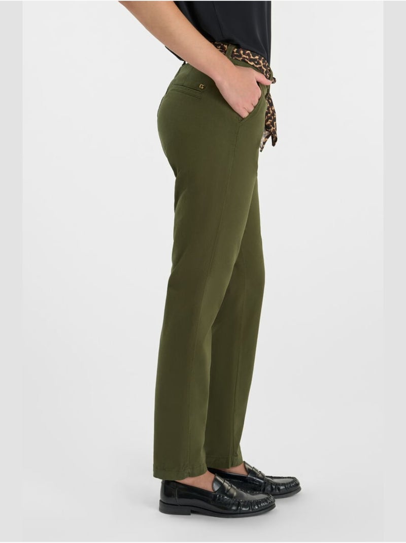 PANTALONES RECTOS KRISTIN Verde - Kiabi