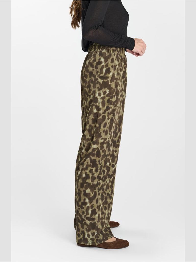 Pantalones rectos laria Caqui - Kiabi