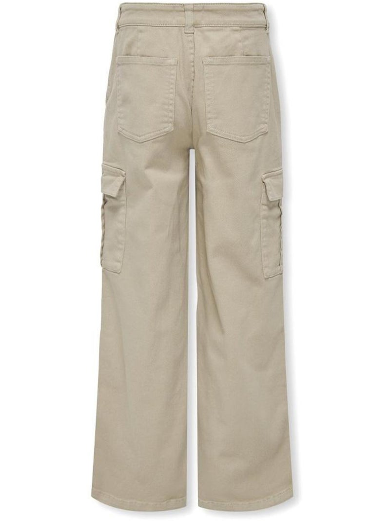 Pantalones Rectos para Niña Kids ONLY Beige - Kiabi