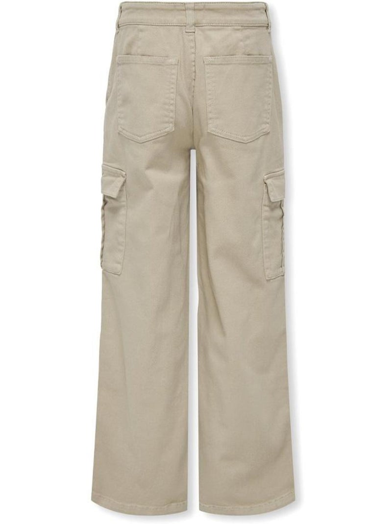 Pantalones Rectos para Niña Kids ONLY Beige - Kiabi