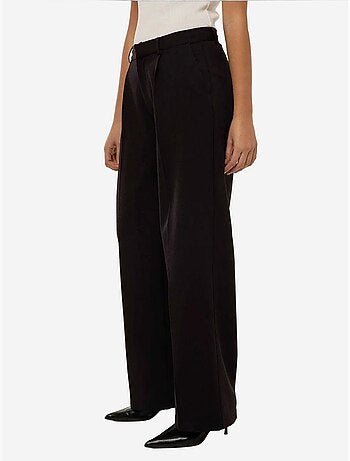 Pantalones rectos plisados